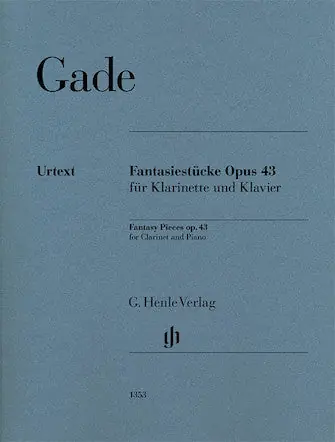 Gade Fantasy Pieces Op. 43 Clarinet And Piano Mega Sale