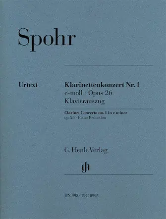 Place Order Spohr Clarinet Concerto No. 1 in C minor, Op. 26