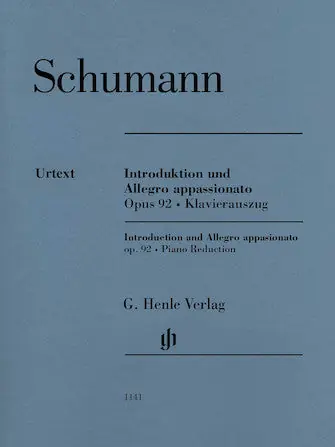 Schumann Introduction and Allegro Appass op. 92 Super Sale
