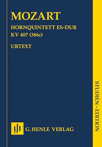 Mozart Horn Quintet in E-Flat Major K. 407 (386c) Crafted