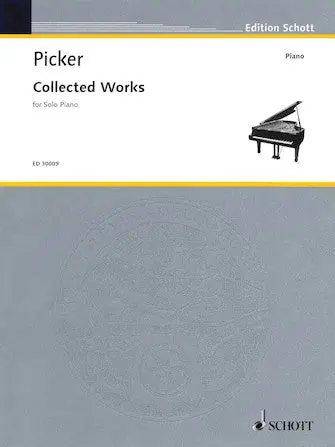 Picker Collected Works for Solo Piano Fast Shipping