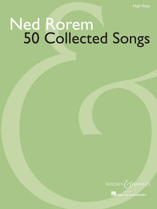 Buy Direct Rorem 50 Collected Songs - High Voice
