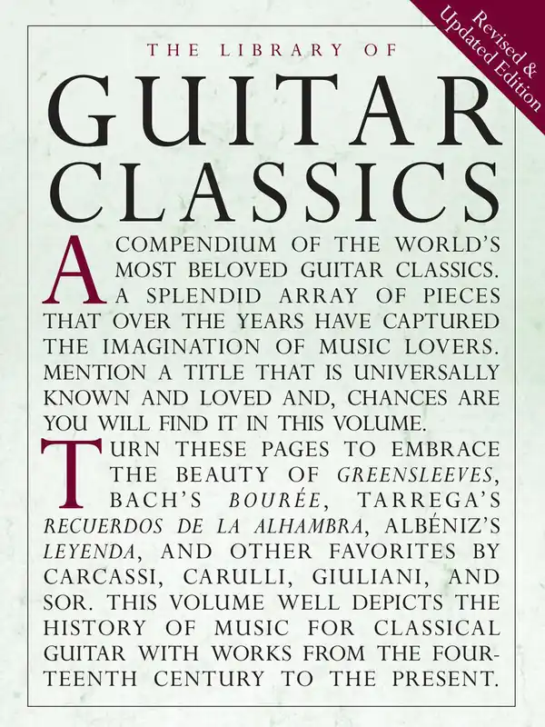 Final Sale Library of Guitar Classics