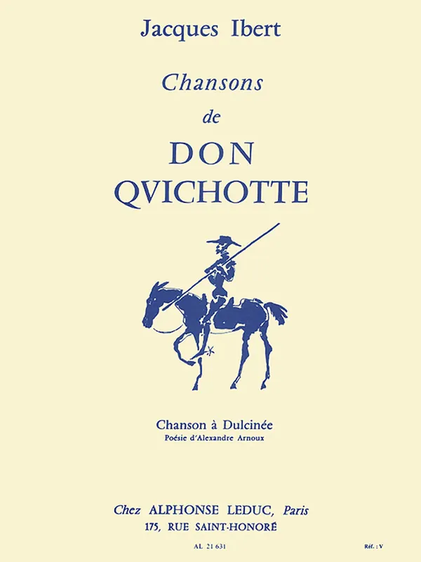 Instant Buy Chansons De Don Quichotte No. 2 - Chanson A Dulcinee