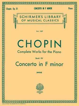 Chopin Complete Works Piano XV, Concerto in F Minor, Op. 21 Next Day Delivery