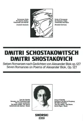 Best Choice Shostakovich Romance Suite Opus 127 Score and Parts