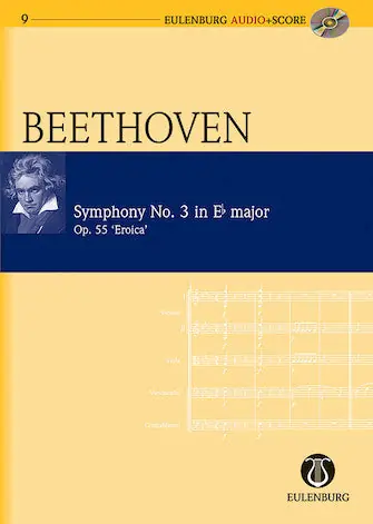 Beethoven Symphony No. 3 in E-flat Major Op. 55 Eroica Symphony Study Score Hot Deal