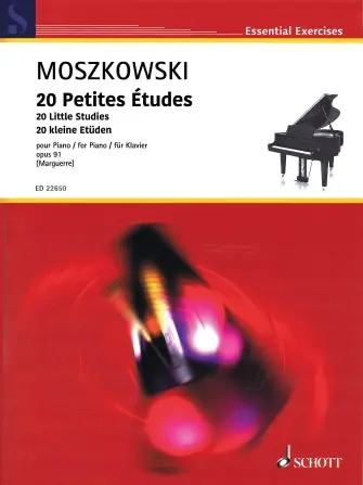 Moszkowski 20 Little Studies Op. 91 Piano Free Shipping