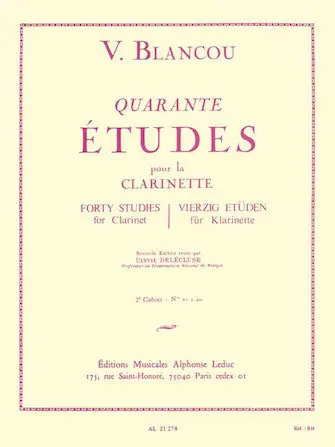 Weekend Sale Blancou Forty Studies - Vol. 2 (clarinet)