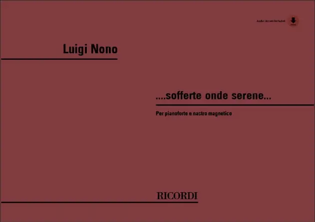 Nono Sofferte Onde Serene for Piano and Tape Secure Checkout