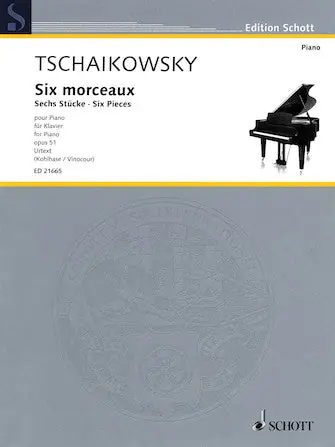 Tchaikovsky 6 Pieces, Op. 51 Mega Sale