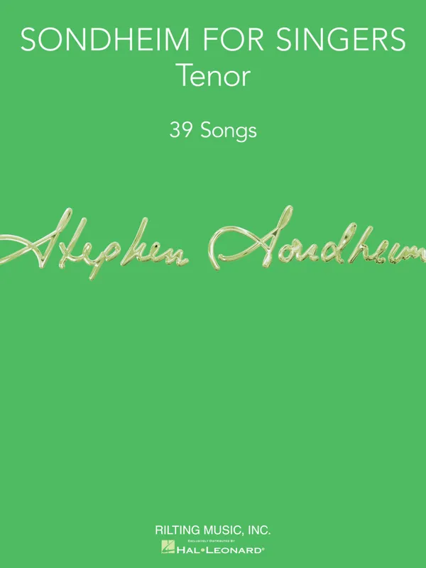 Modern Sondheim for Singers Tenor