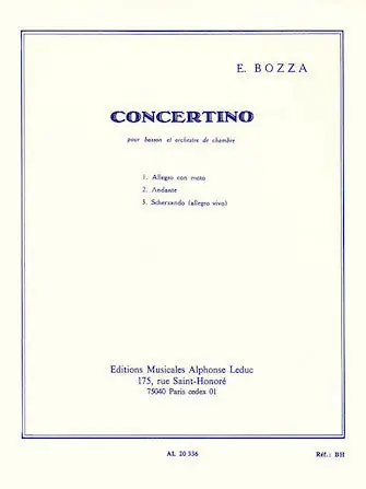 Bozza Concertino Op. 49 Top Pick