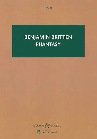 Direct From Manufacturer Britten Phantasy Quartet, Op. 2 Study Score
