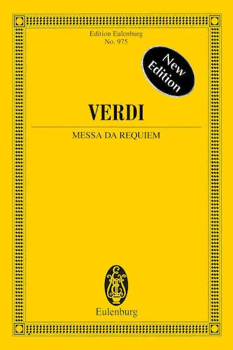 Verdi Messa da Requiem Study Score Clearance