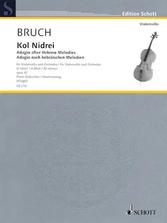 Editor’s Pick Kol Nidrei: Adagio After Hebrew Melodies Cello/piano Reduction, D-min, Op. 47