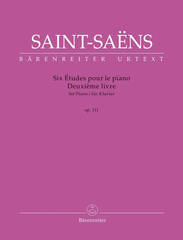 Fresh Stock Saint-Saens Six Études for Piano op. 111 R 49 Deuxième livre