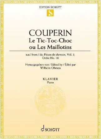 Couperin Le Tic-Toc-Choc ou Les Maillotins Piano Mega Sale