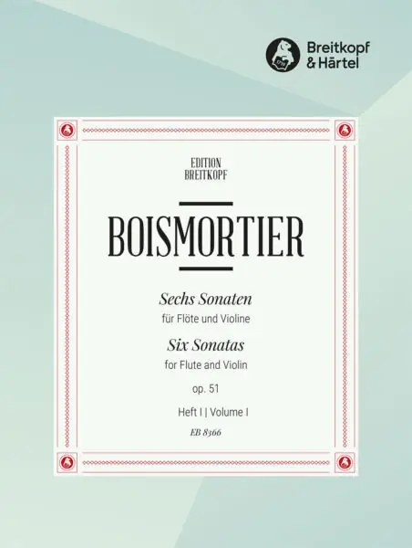Fast Shipping Boismortier 6 Sonatas Op. 51 Volume 1Sonatas 1-3