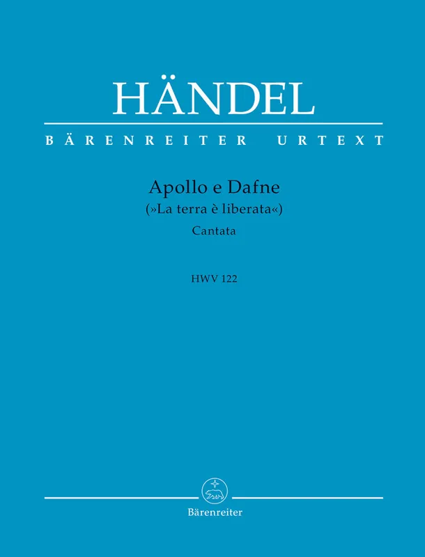 Handel Apollo e Dafne ("La terra è liberata") Vocal Score High Quality
