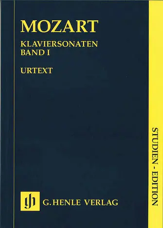Mozart Piano Sonatas, Volume 1 Study Score Clearance