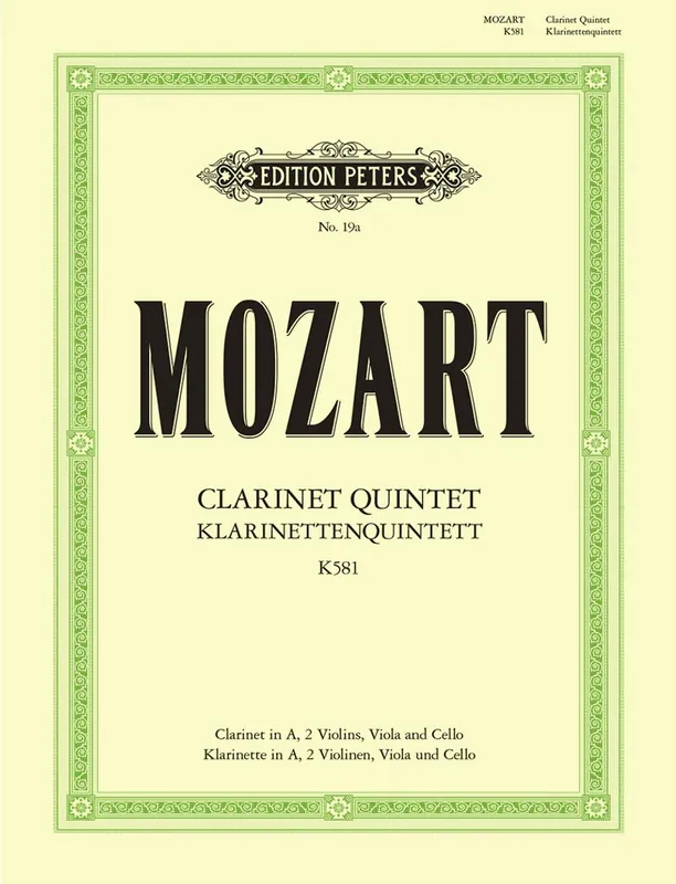 Mozart Clarinet Quintet in A major K 581 Fast Shipping
