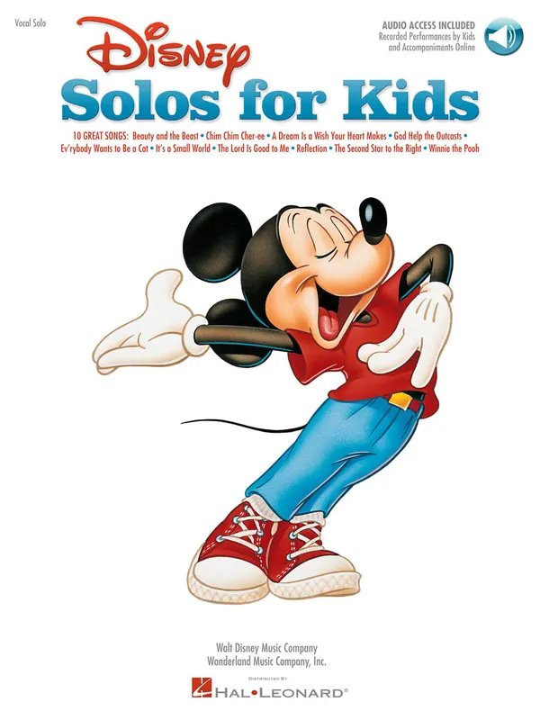 Fast Shipping Disney Solos for Kids - Piano/Vocal