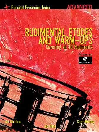 Worldwide Shipping Rudimental Etudes and Warm Ups Covering All 40 Rudiments