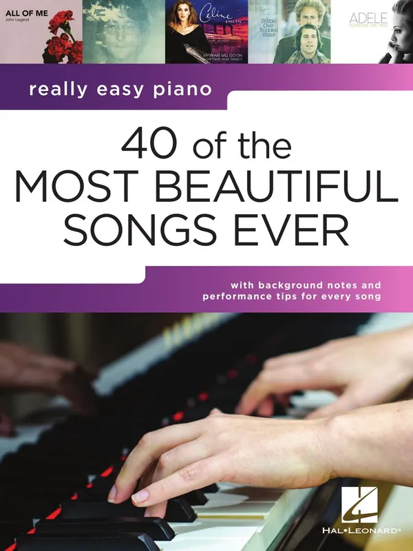 40 of the Most Beautiful Songs Ever Really Easy Piano Series Budget