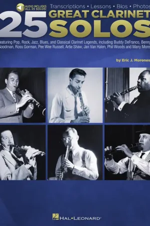 25 Great Clarinet Solos Order Now
