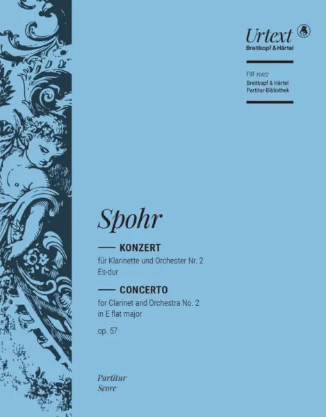 Spohr Clarinet Concerto No. 2Study Score Warranty Included