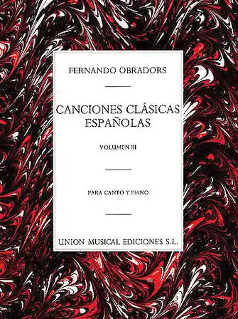 Obradors Canciones Clasicas Espanolas - Volume 3 Reduced Price