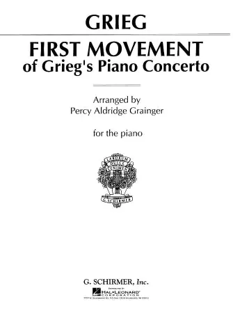 Grieg: Piano Concerto – 1st Movement Piano Solo Hot Deal