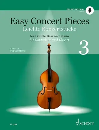 Buy Direct Easy Concert Pieces – Volume 3 for Double Bass and Piano