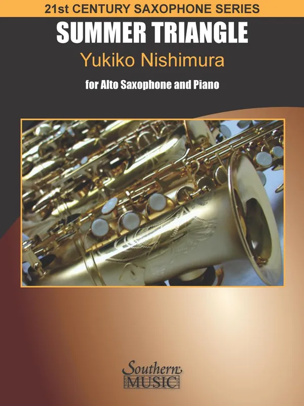 Holiday Sale Nishimura Summer Triangle for Alto Sax and Piano