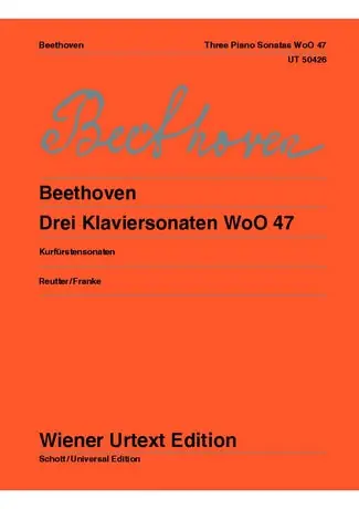 Today Only Beethoven Three Piano Sonatas WoO 47