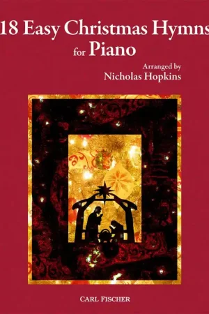 18 Easy Christmas Hymns for Piano Sale