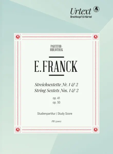 Franck String Sextets Nos. 1 & 2 - Study Score Markdown