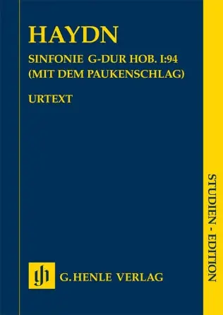 Price Drop Haydn Symphony G major Hob. I:94 (Surprise) - Study Score