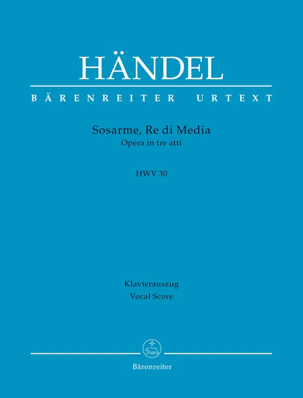 Wholesale Handel Sosarme, Re di Media - Vocal Score