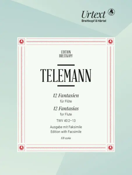 Telemann 12 Fantasias TWV 40:2-13 Best Price