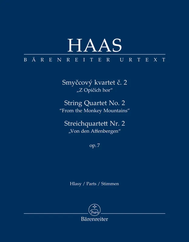 Haas String Quartet no. 2 op. 7 "From the Monkey Mountains" Shop Now