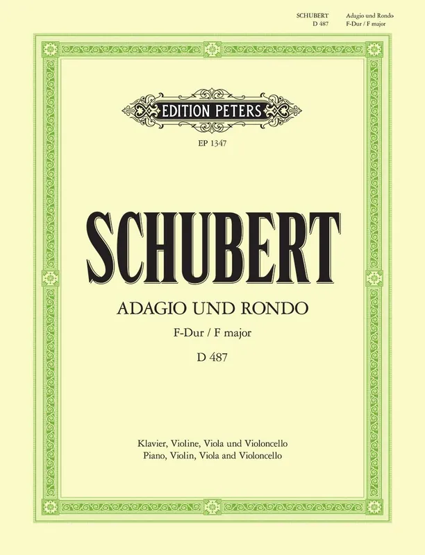 Get Yours Schubert Adagio and Rondo in F major D487