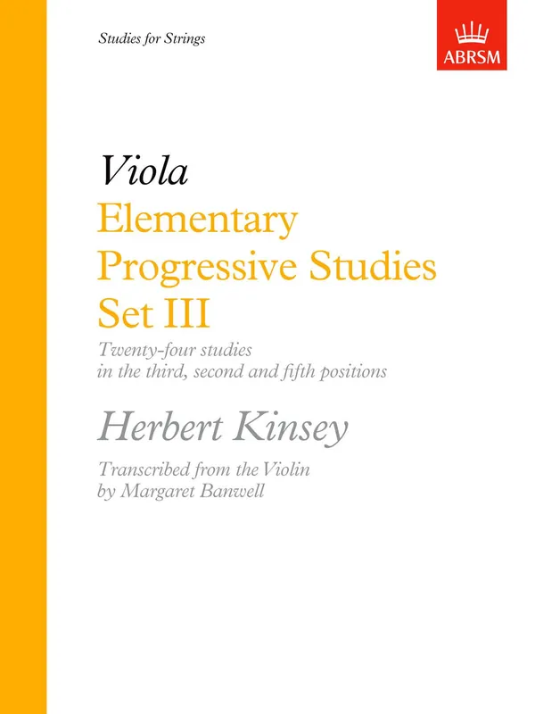 Genuine Elementary Progressive Studies Set 3: 3rd, 2nd and 5th Positions
