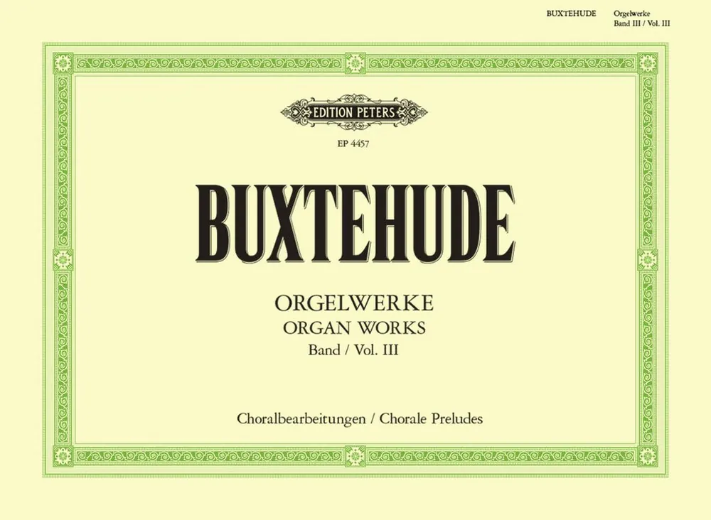 Buxtehude Organ Works Vol. 3 (Chorale Preludes) One Day Deal