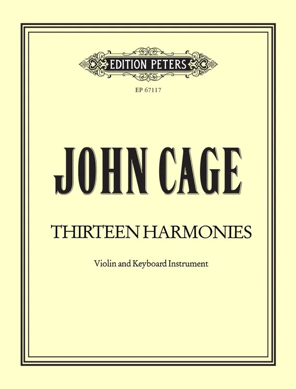 Authentic Cage Thirteen Harmonies (from APARTMENT HOUSE 1776)