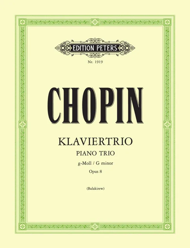 High Quality Chopin Trio in g minor Opus 8