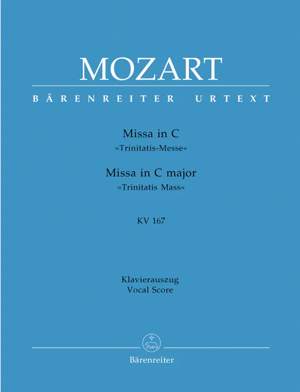 Free Delivery Mozart Missa C major K. 167 "Trinitatis Mass"