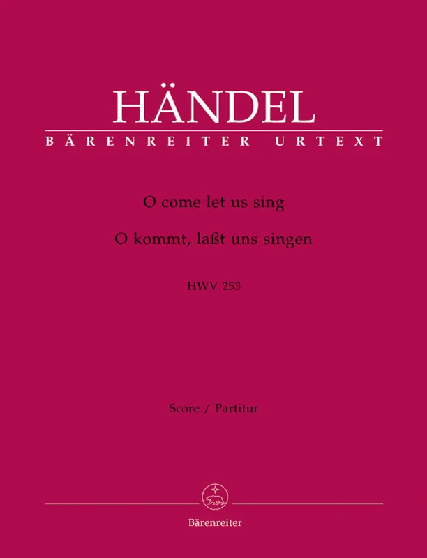 Budget Handel O come let us sing HWV 253