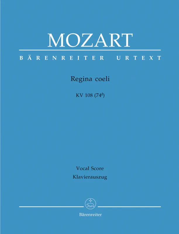 Mozart Regina coeli C major K. 108 (74d) Authentic